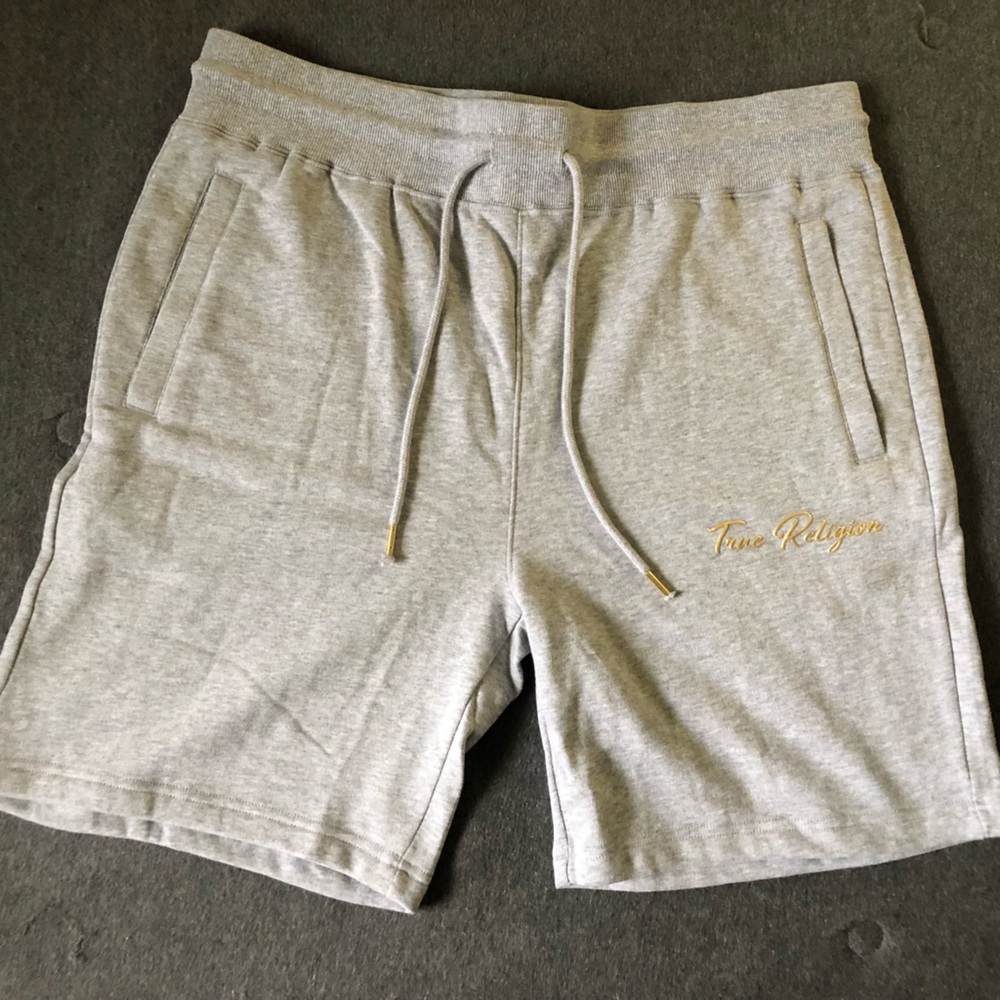 True Religion Sweat Shorts (Size:Large)
